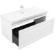 Тумба под раковину Aquanet Агата 345484 110 см белый сатин