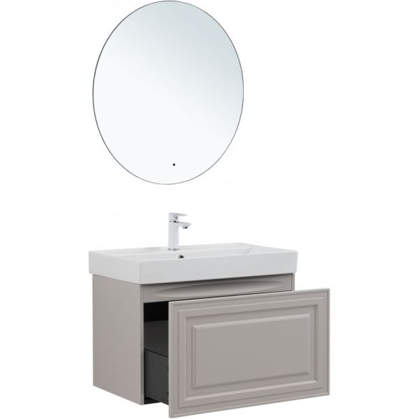 Тумба под раковину Aquanet Агата 345487 75 см бежевый