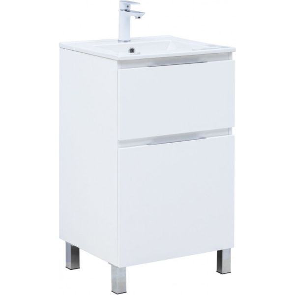 Тумба под раковину Aquanet Алвита New 344131 50 см белый матовый