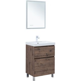 Тумба под раковину Aquanet Алвита New 344127 60 см дуб веллингтон табак