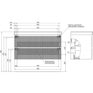 Тумба под раковину Aquanet Альтера 337157 100 см белый матовый