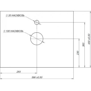 Столешница Aquanet Nova Lite 257608 60 см серый