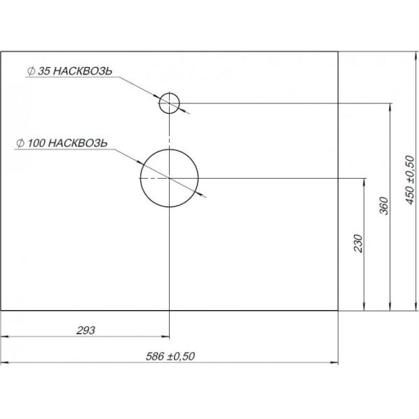 Столешница Aquanet Nova Lite 257608 60 см серый