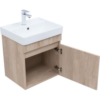 Тумба под раковину Aquanet Оптима 344802 50 см дуб светлый