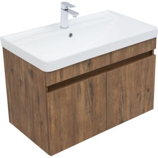 Тумба под раковину Aquanet Оптима 344797 80 см дуб рустикальный