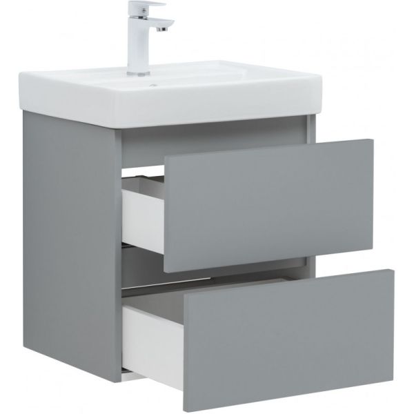Тумба под раковину Aquanet Вега 2.0 337958 50 см мисти грин