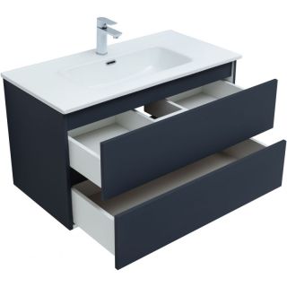 Тумба под раковину Aquanet Вега 2.0 337950 90 см маренго