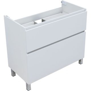 Тумба под раковину Aquanet Вега 344124 90 см белый глянец