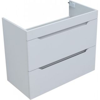 Тумба под раковину Aquanet Практика 347965 80 см белый глянец