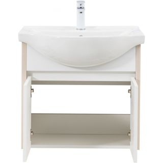Тумба под раковину Aquanet Сидней 345123 65 см дуб атланта/белый
