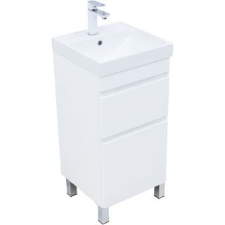 Тумба под раковину Aquanet Слим 346040 40 см белый сатин