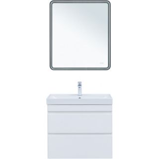 Тумба под раковину Aquanet Слим 346049 80 см белый сатин