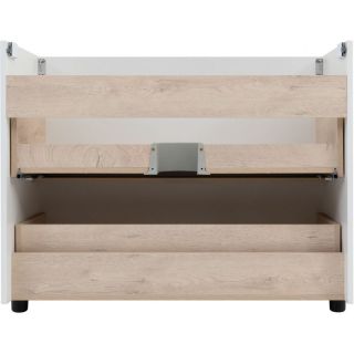 Тумба под раковину Aquanet Ирис New 339257 100 см белый глянец