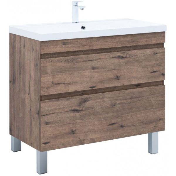 Тумба под раковину Aquanet Нота New 344148 100 см дуб веллингтон табак