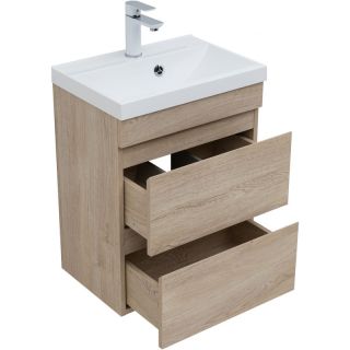 Тумба под раковину Aquanet Нота New 334196 50 см дуб светлый