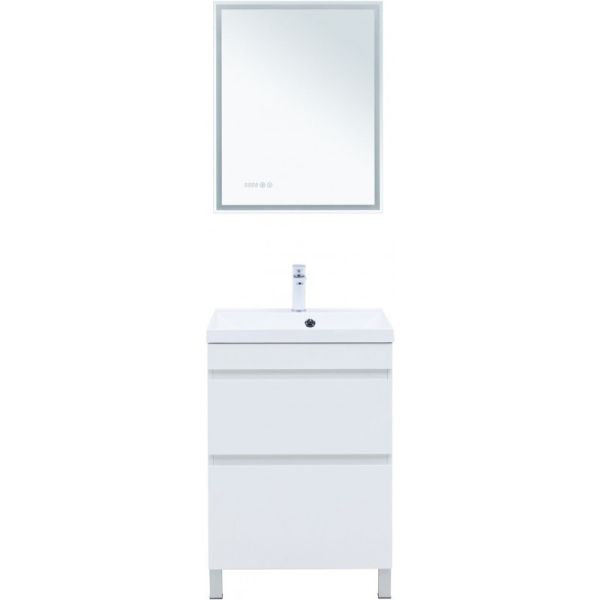 Тумба под раковину Aquanet Нота New 344141 60 см белый глянец