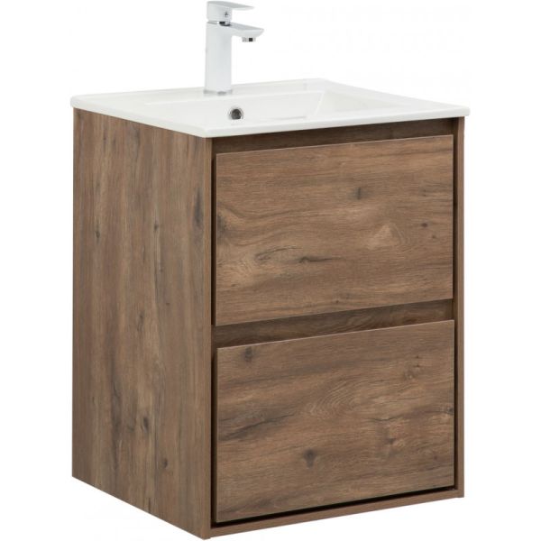 Тумба под раковину Aquanet Милан 336376 50 см дуб рустикальный
