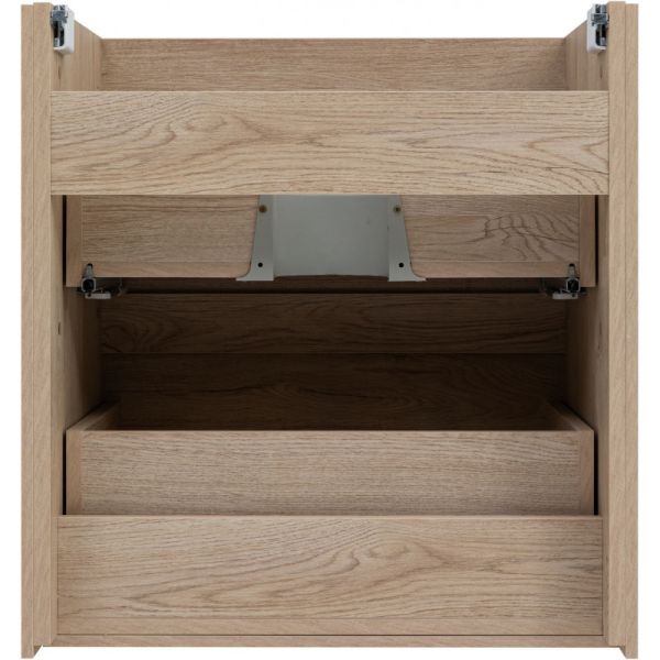 Тумба под раковину Aquanet Милан 336382 60 см дуб светлый