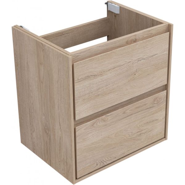 Тумба под раковину Aquanet Милан 336382 60 см дуб светлый