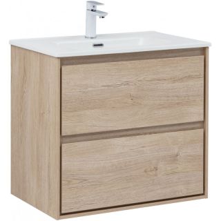 Тумба под раковину Aquanet Милан 336383 70 см дуб светлый