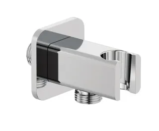 Шланговое подключение Kludi A-QA 6556805-00 с держателем лейки хром