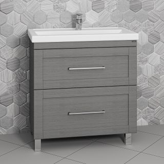 Тумба под раковину СанТа Венера 221017 80см дуб серый