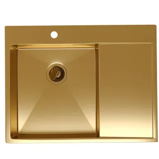 Мойка кухонная Reflexion Maggiore 65-GD RX2365GD брашированное золото