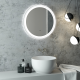 Зеркало с подсветкой Continent Planet White ЗЛП1153 с бесконтактным сенсором 100см белый