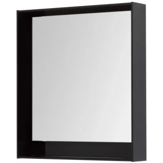 Зеркало с подсветкой Aquanet Милан 306387 80 см чёрный