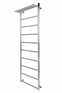 Полотенцесушитель водяной Indigo Line LLSHSW130-50R-б/п-120 с полкой 130x50 см хром