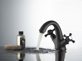 Смеситель для раковины Timo Nelson 1911/03F чёрный