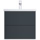 Am.pm Gem M90FHX06022GM  тумба под раковину 60 см графит матовый