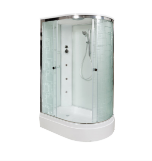 Душевая кабина Deto ЕМ2712 L с гидромассажем (гм.) 120х80х220 см