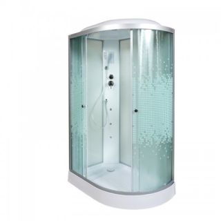 Душевая кабина Deto L 902 L с гм. и эл. 180х80х215 см