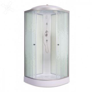 Душевая кабина Deto L 908 с гидромассажем  80х80х215 см