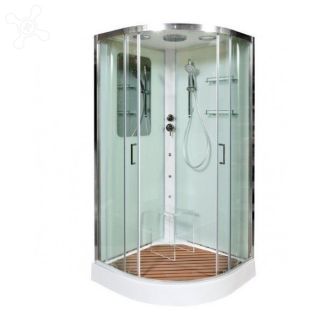 Душевая кабина Deto А01 с гидромассажем 100х100х220 см