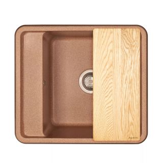 Мойка кухонная Акватон Беллис 57см терракотовый 1A724932BS270