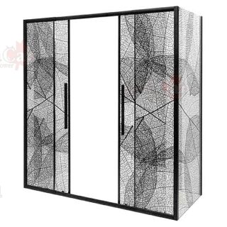 Душевой уголок AvaCan FB2 170-190 + SB100 чёрный