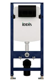 Комплект 2 в 1: инсталляция и клавиша смыва IDDIS Optima Home OPH00MBi32K клавиша OPH10B0i77 чёрный матовый