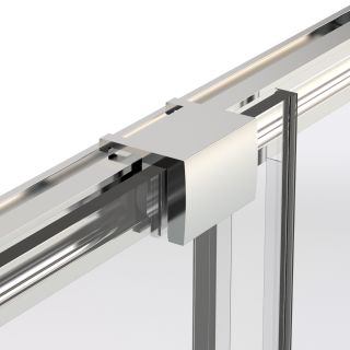 Душевая дверь Vincea Stella VDS-1ST160CLB, 1600, черный, стекло прозрачное