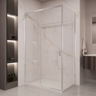 Душевой уголок Vincea Stella VSR-1ST8012CL, 1200*800, хром, стекло прозрачное