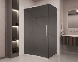 Душевой уголок Vincea Stella VSR-1ST9012CG, 1200*900, хром, стекло тонированное