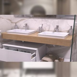 Столешница Velvex Unit 140, дуб карпентер