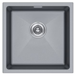 Мойка кухонная Paulmark Lumi LU45-GRM серый металлик