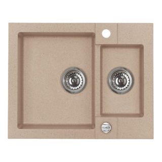 Кухонная мойка Alveus 1090959 Rock 80 Granital Beige-G55 59.5x47.5