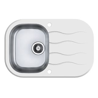 Кухонная мойка Alveus 1102729 Wave 20 белая 76x50