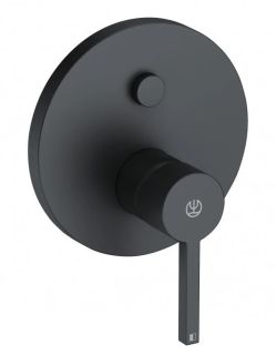 Встраиваемый смеситель для ванны и душа Kludi Nova Fonte Puristic чёрный матовый 206593915