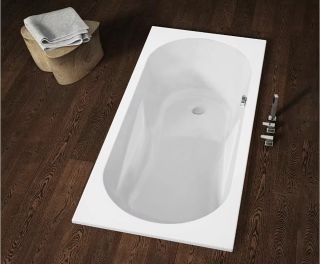 Акриловая ванна Riho Lazy B082001005 R 180х80см белый