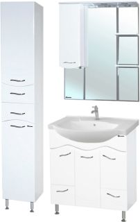 Тумба под раковину Bellezza Мари 75см белый 00000010139