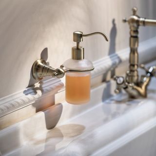 Дозатор для жидкого мыла Sapho Diamond бронза 1318-19